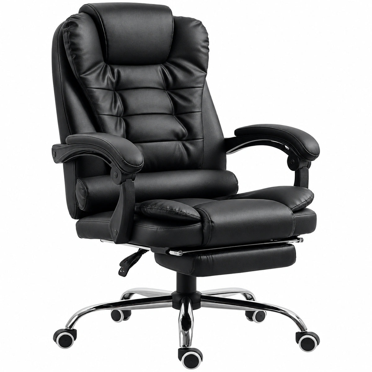 Bureau, sur roulettes, coloris noir, 64,5 x 69 x 117 cm, pour l’espace de travail