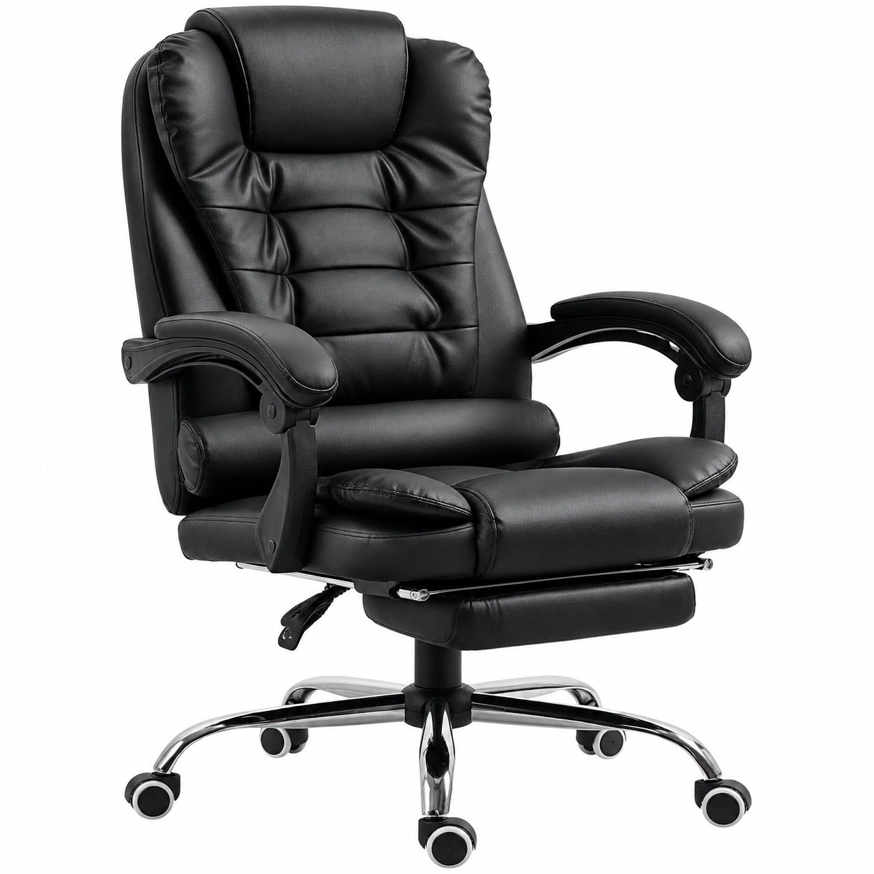 Bureau, sur roulettes, coloris noir, 64,5 x 69 x 117 cm, pour l’espace de travail