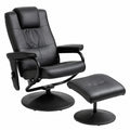 Fauteuil relax, pivotant, coloris noir, pour le salon