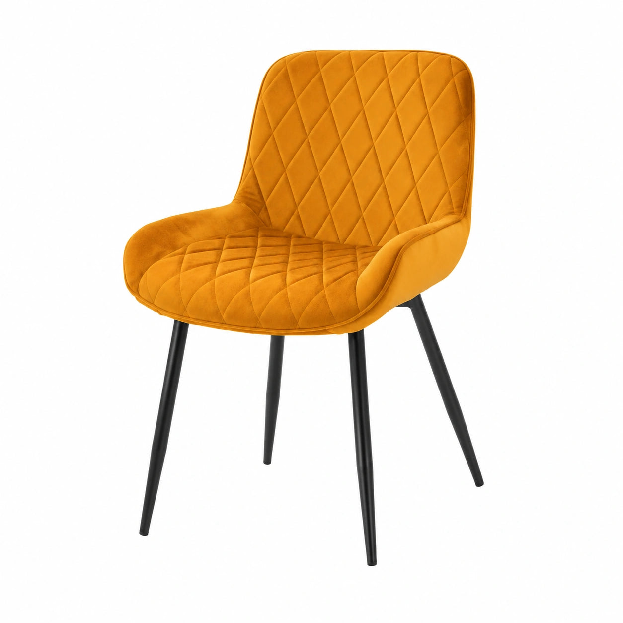 Fauteuil, rembourré, en métal et velours, coloris noir, pour le salon ou la chambre