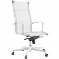 Bureau, pivotant, réglable, coloris blanc, pour l’espace de travail