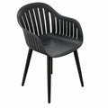 Fauteuil, en métal, coloris noir, pour le salon ou la chambre