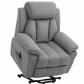Fauteuil relax, réglable, coloris gris, pour le salon