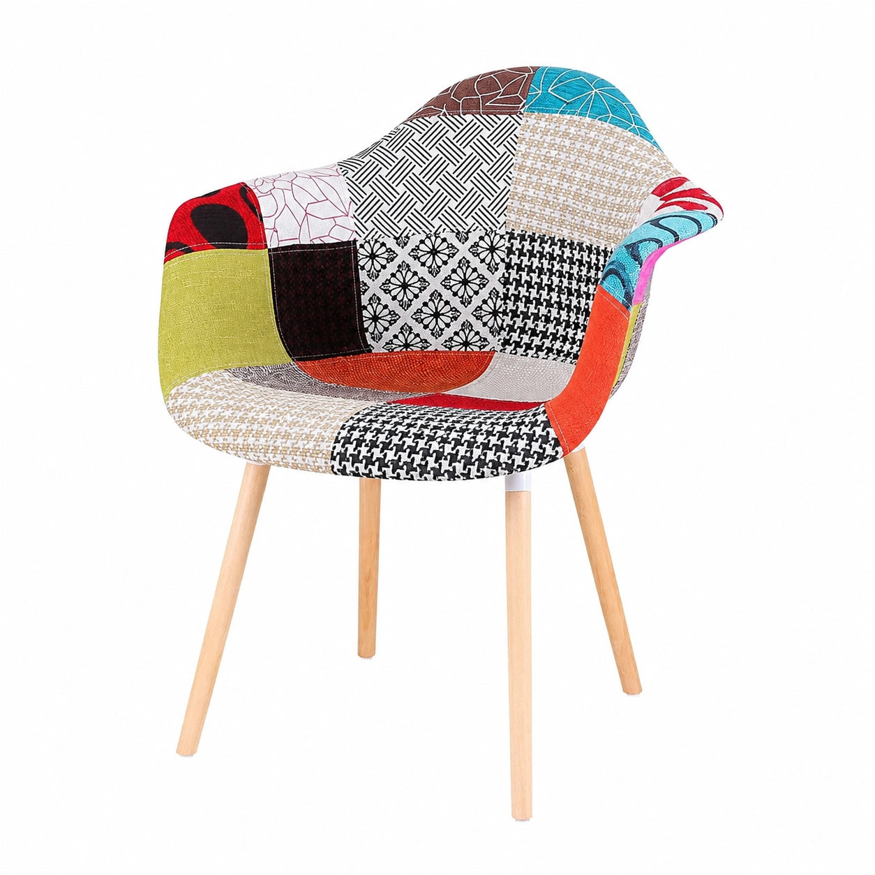 Fauteuil, en tissu, coloris rouge, pour le salon ou la chambre
