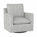 Fauteuil, pivotant, coloris bleu, pour le salon ou la chambre