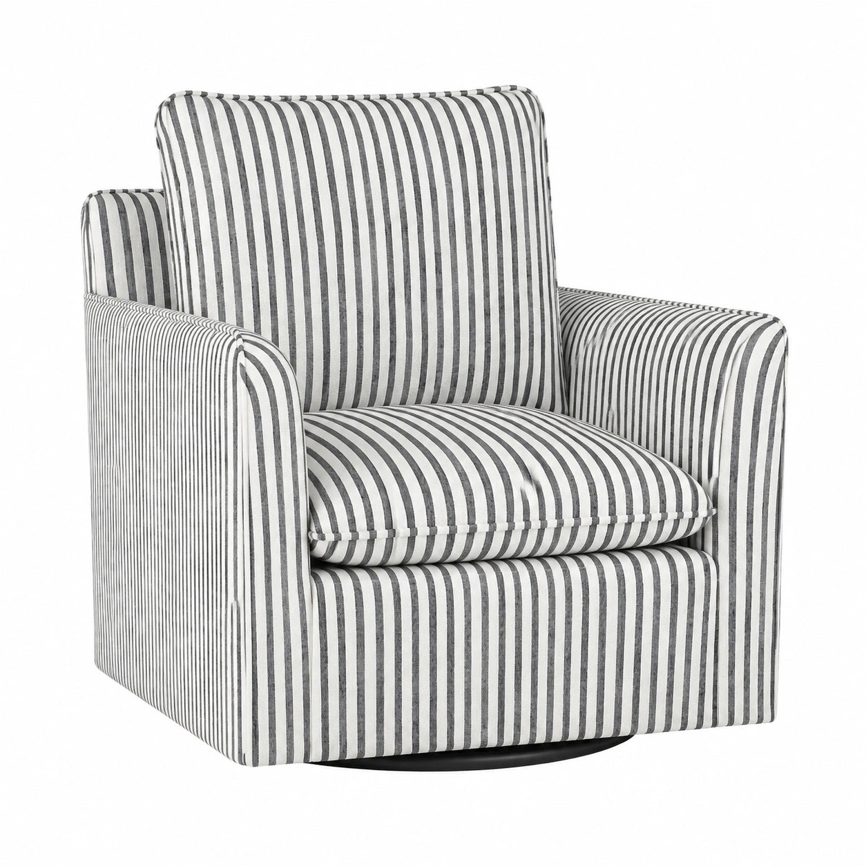 Fauteuil, pivotant, coloris bleu, pour le salon ou la chambre